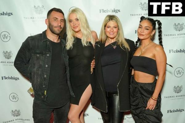 Ashley Benson Flashes Her Nude Tits Wearing a See-Through Dress at Thomas Ashbourne Margalicious Margarita Event on adultfans.net