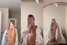 Daisy Keech Nipple Tease Selfie Video  on adultfans.net
