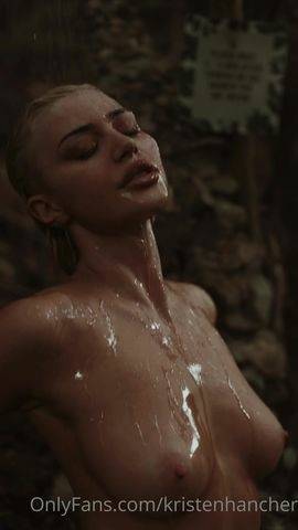 Kristen Hancher - Hot Shower Video on adultfans.net
