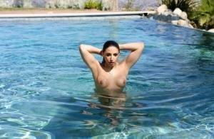 Lesbo girls with big butts Karlee Grey & Abella Danger toy twats after a swim on adultfans.net