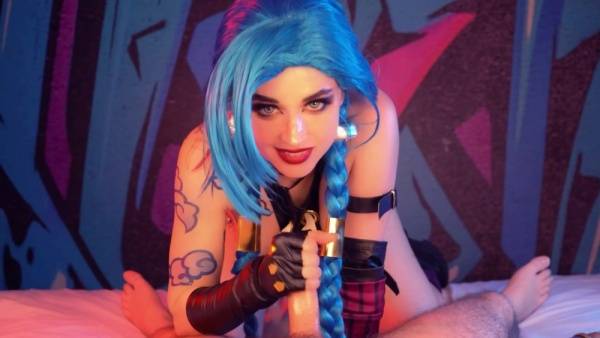 AeryTiefling Jinx Cosplay Porn | Blowjob, Cowgirl and Doggy on adultfans.net