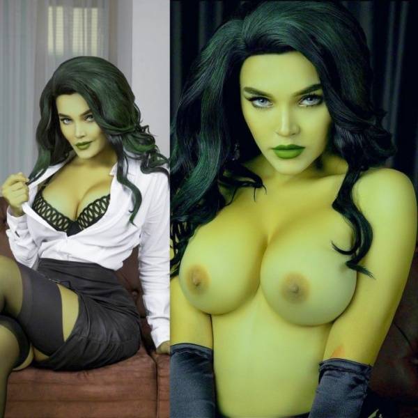 Kalinka Fox She-Hulk Cosplay Patreon Set Leaked - Russia - Usa on adultfans.net