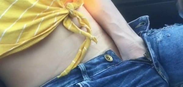 British Chick Has A Sneaky Starbucks Parking Lot Orgasm from my OnlyFans! - Britain on adultfans.net