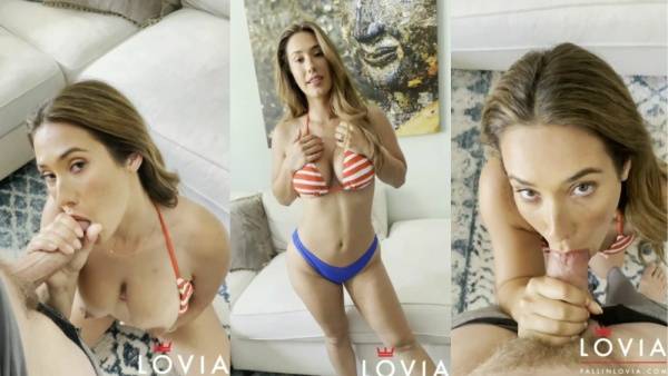Eva Lovia Deepthroat Blowjob Video Leaked on adultfans.net