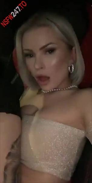Layna Boo pussy play in Lamborghini snapchat premium xxx porn videos on adultfans.net