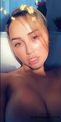 Ana cheri taking a bath private snapchat leak xxx premium porn videos on adultfans.net