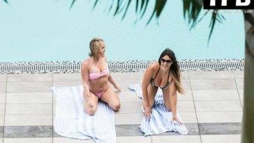 Claudia Romani & Jess Picado Look Sexy at the Pool in Miami on adultfans.net