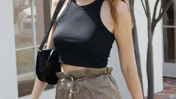 Braless Kendall Jenner Looks Sexy For a Meeting in Beverly Hills - fapfappy.com