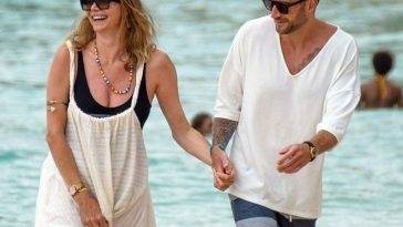 Jodie Kidd & Joseph Bates Enjoy a Romantic Stroll on the Beach in Barbados - Barbados on adultfans.net