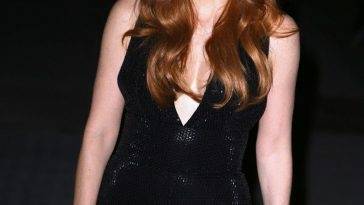 Jessica Chastain Looks Hot at the Ralph Lauren Fall 2022 Fashion Show in NYC on adultfans.net