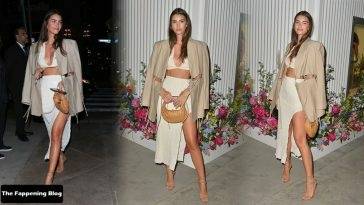 Leggy Cindy Mello Attends the Miss Dior Millefiori Garden Pop-Up Opening in Los Angeles - Los Angeles on adultfans.net