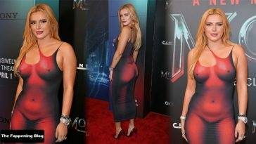 Bella Thorne Stuns in a Stunning Dress at the 18Morbius 19 Screening in LA on adultfans.net