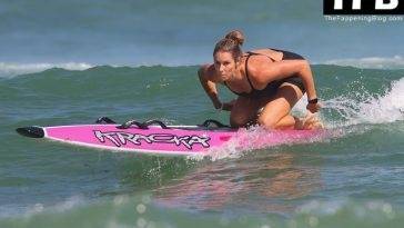 Candice Warner is Pictured Running Drills on Bondi Beach on adultfans.net