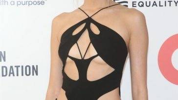 Soo Joo Park Shows Off Her Sexy Tits at the 30th Annual Elton John AIDS Foundation Academy Viewing Party on adultfans.net