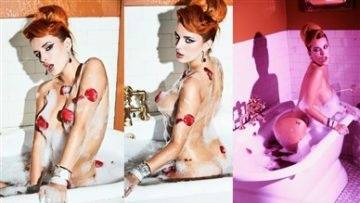 Bella Thorne  Nude Bathtub Photos  on adultfans.net