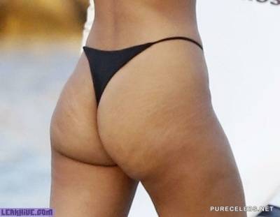  Leigh-Anne Pinnock Shows Off Great Ass In Tight Thong Bikini on adultfans.net