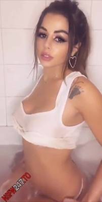 Juli Annee bathtub tease snapchat premium xxx porn videos on adultfans.net