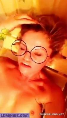  Danniella Westbrook Nude And Masturbating Selfie Video on adultfans.net