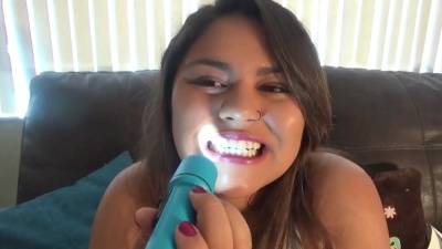 Briellajaden111 vanessa rocks her first ever mouth tour teeth gag reflex uvula fetish XXX porn videos on adultfans.net