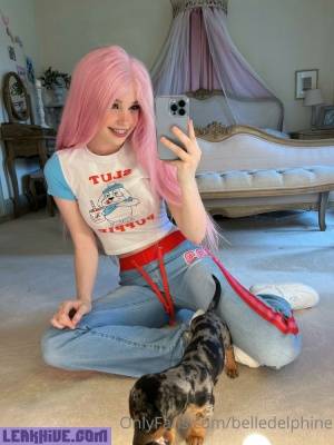 Belle Delphine And Puppy Onlyfans Set  on adultfans.net