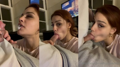 Hannah Jo Blowjob While Gaming Porn Video Leaked on adultfans.net