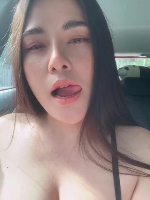 ASMR Wan - Touching my boobs in the car while moving - porntn.com