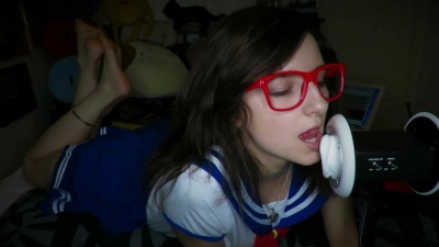 Aftyn Rose ASMR - School Girl Licking Ears on adultfans.net