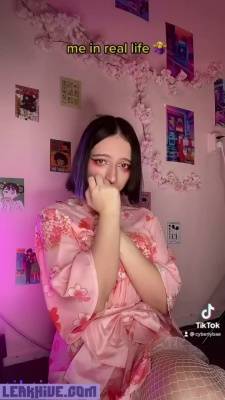 She is cute and shy IRL, but online, she is hot, dude on adultfans.net