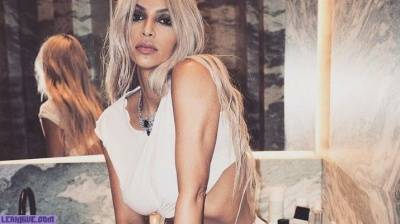 Kim Kardashian sexy transparent tits on adultfans.net
