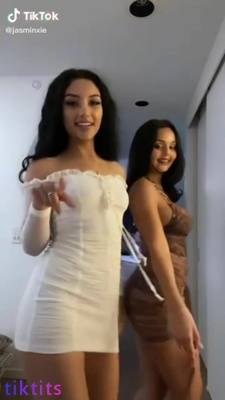 Hot mulatto girls dance exciting nsfw dancing for TikTok adult on adultfans.net
