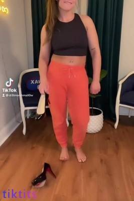 The obedient wife waits for her husband from work and turns into a femme fatale slut on TikTok porn on adultfans.net