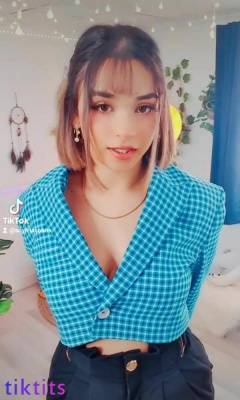 Tiktoker fashionista is ready to show you of her juicy boobs on Tik Tok naked on adultfans.net