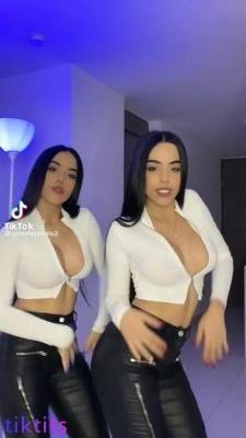 Sexy twins flashing boobs on adultfans.net