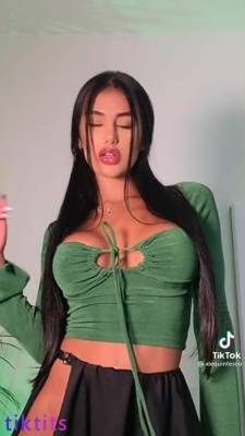 Incredibly sexy brunette from TikTok on adultfans.net