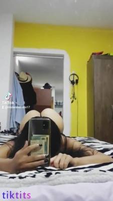 TikTok Bunny challenge worked and brunette gets fucked hard doggy style on adultfans.net