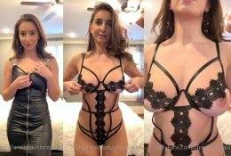 Christina Khalil Sexy Lingerie Boob Play Video Leaked on adultfans.net