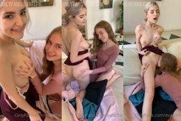 Eva Elfie Nude Lesbian Sex Video  on adultfans.net