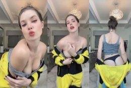 Amanda Cerny Nipple Slip Strip Tease Video Leaked on adultfans.net