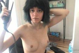 Angelica Topless AngelicaSlabyrinth Hair Straightening  Video on adultfans.net