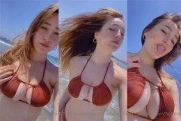 Natalia Fadeev OnlyFans Beach Video  on adultfans.net