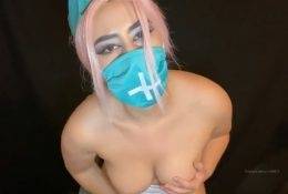 Masked ASMR Naughty Nurse Covid-19 Video on adultfans.net
