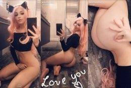 Belle Delphine NSFW Teasing Her Ass Snapchat Leaked Video on adultfans.net