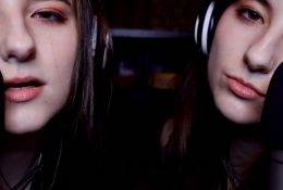 AftynRose ASMR Twin Moaning & Kissing Video! on adultfans.net
