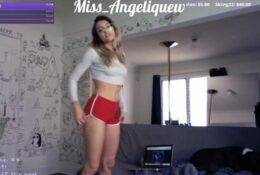 Miss Angeliquew Twitch Streamer Booty Shorts Show on adultfans.net