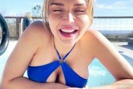 HeatheredEffect ASMR Pool Bikini Tease Video Leaked on adultfans.net