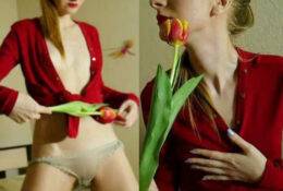 Redhead Foxy Sensuality Of Flowers Patreon Teaser Video on adultfans.net