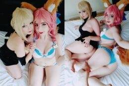 Hidori Rose X Miko Sexy Cosplay Selfies on adultfans.net