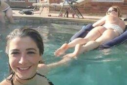 Twitch Steamer Pinksparklez Micro Bikini Flashing Ass Swimming Pool Video on adultfans.net