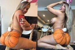 Jem Wolfie Nude Ass Painting Like Basketball Video on adultfans.net