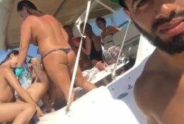 Fun With Friends on Boat Ride on adultfans.net